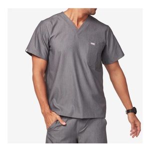 Figs brand men's scrubs-- top and pants